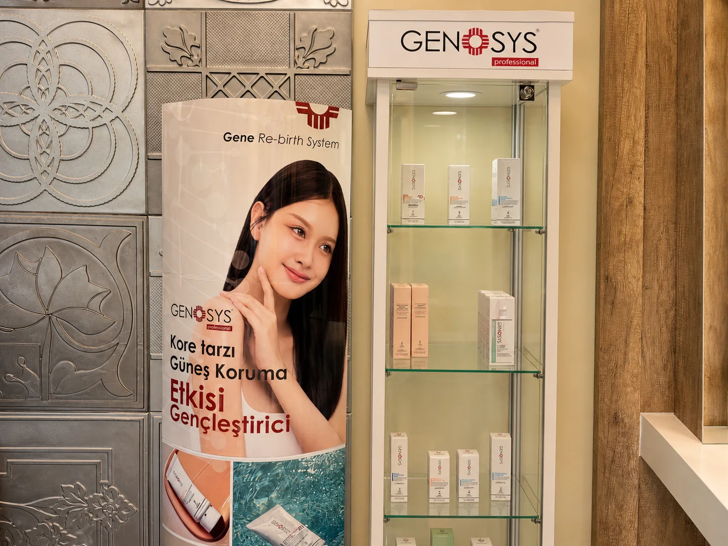 Şahin Bıyıklıoğlu Hair & Beauty profesyonel ürün vitrini